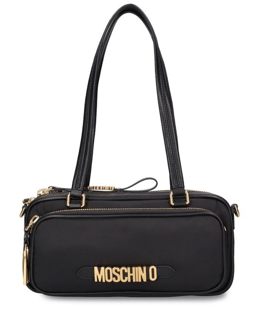 Moschino Multi-pocket Nylon Shoulder Bag