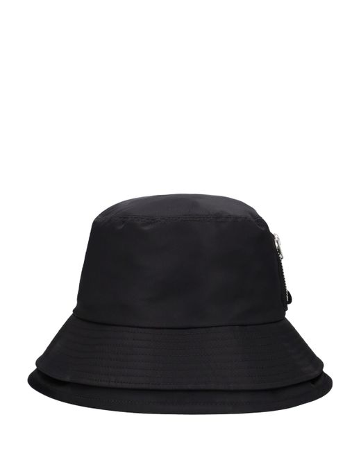 Sacai Double Brim Nylon Twill Bucket Hat