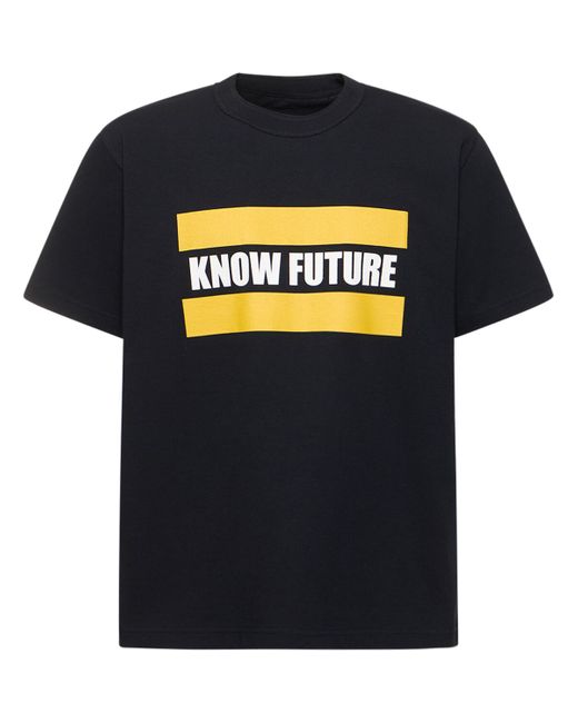 Sacai Know Future Printed T-shirt