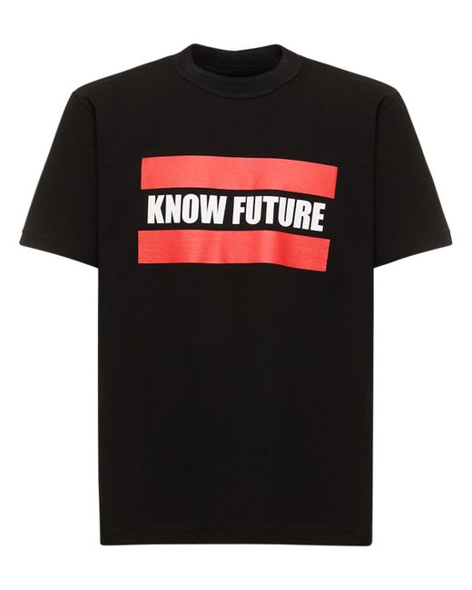 Sacai Know Future Printed T-shirt