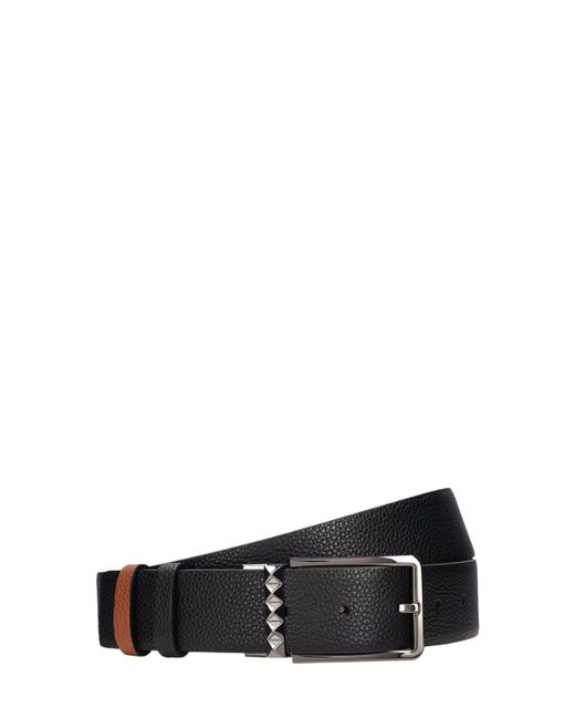 Valentino Garavani 35mm Reversible Buckle Leather Belt