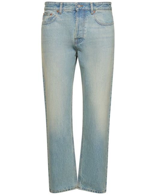 Valentino Cotton Denim Regular Jeans
