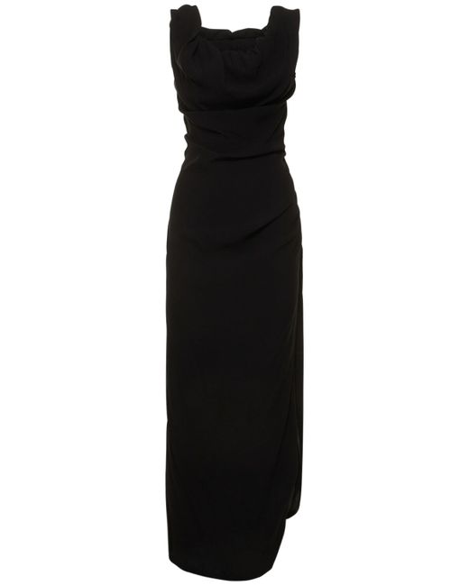 Vivienne Westwood Ginnie Draped Cady Long Dress