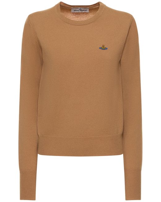 Vivienne Westwood Bea Wool Cashmere Logo Sweater