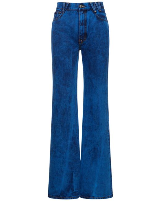 Vivienne Westwood Ray Denim High Waist Flared Wide Jeans