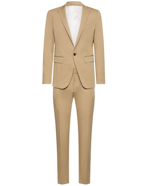 Dsquared2 Berlin Fit Single Breasted Cotton Suit