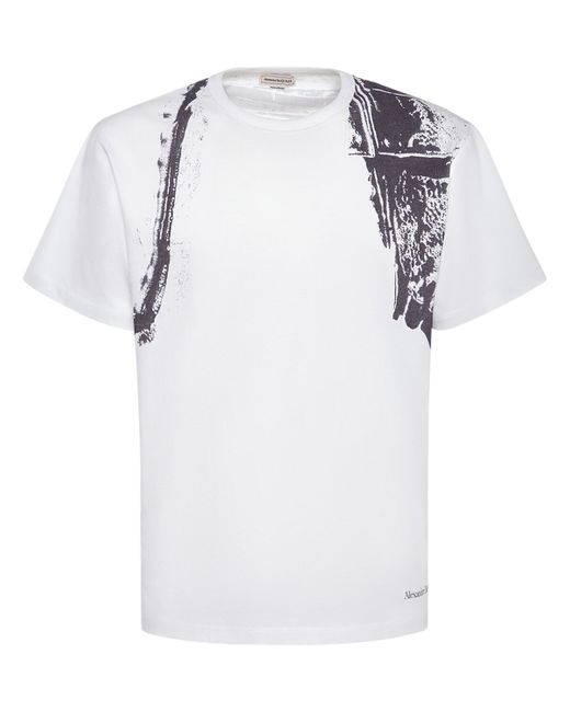 Alexander McQueen Fold Harness Cotton T-shirt