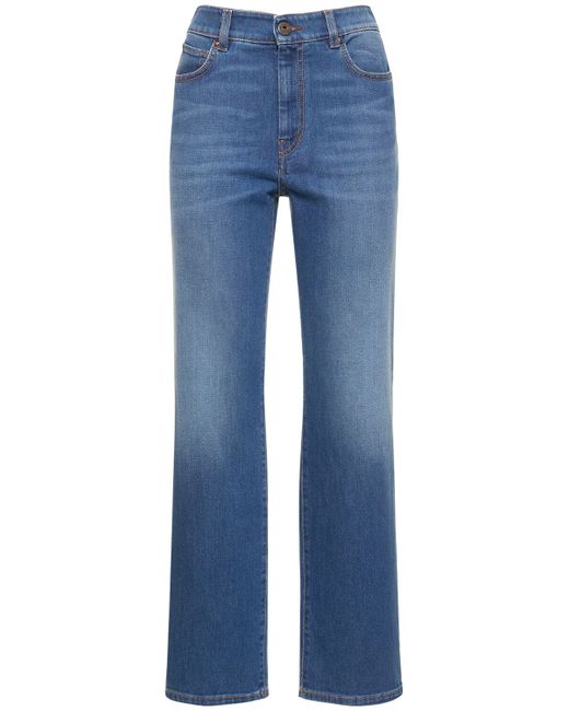 Weekend Max Mara Ortisei Cotton Denim Straight Jeans