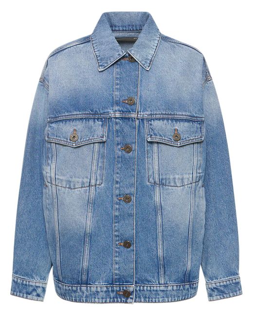 Weekend Max Mara Pio Oversize Cotton Denim Jacket