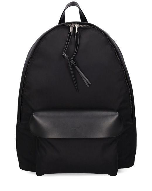 Jil Sander Nylon Leather Backpack