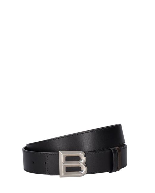 Bally 3.5cm B Bold Reversible Leather Belt