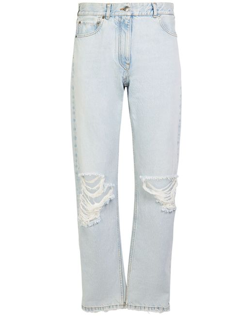 The Row Burted Jean Distressed Jeans