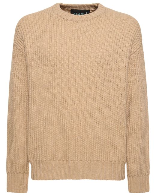 Alanui Cashmere Cotton Knit Sweater