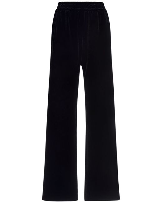Dolce & Gabbana Stretch Velvet Flared Pants