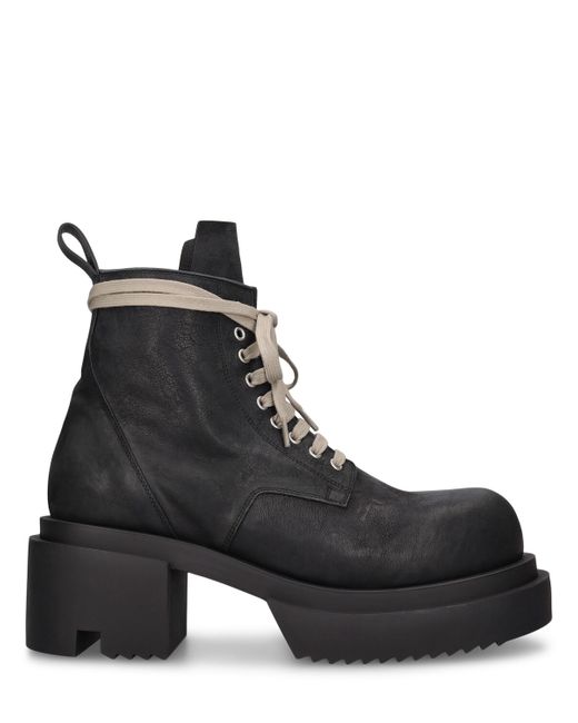 Rick Owens Low Army Bogun Leather Boots