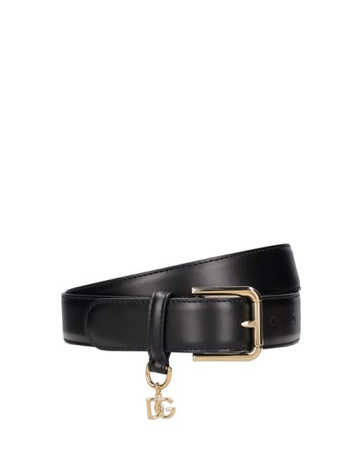 Dolce & Gabbana 30mm Leather Belt