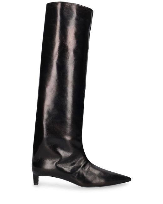 Jil Sander 35mm Leather Tall Boots
