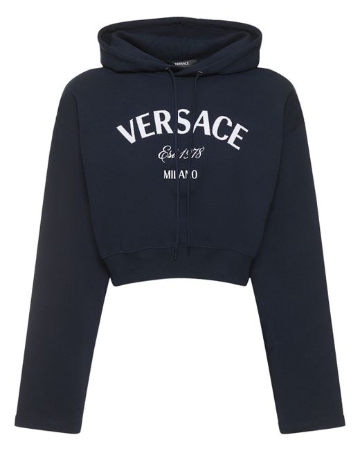 Versace Logo Jersey Sweatshirt