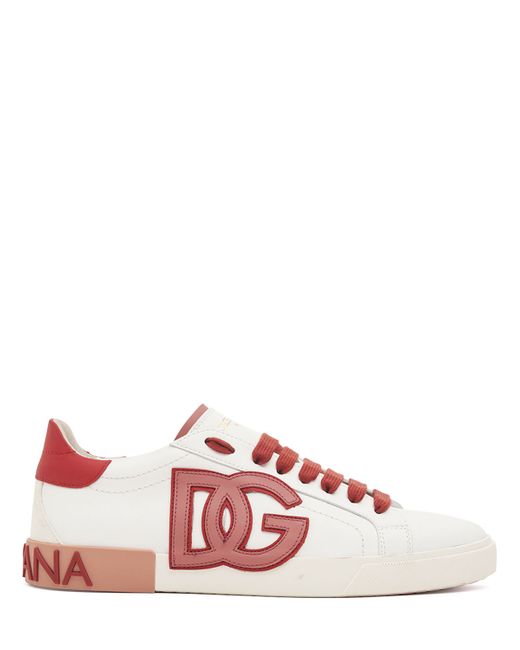 Dolce & Gabbana Classic Leather Low Top Sneakers
