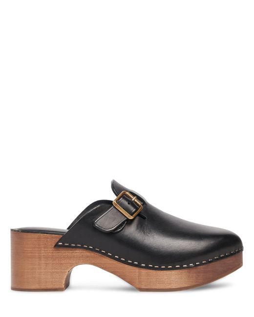 Golden Goose 65mm Leather Clogs