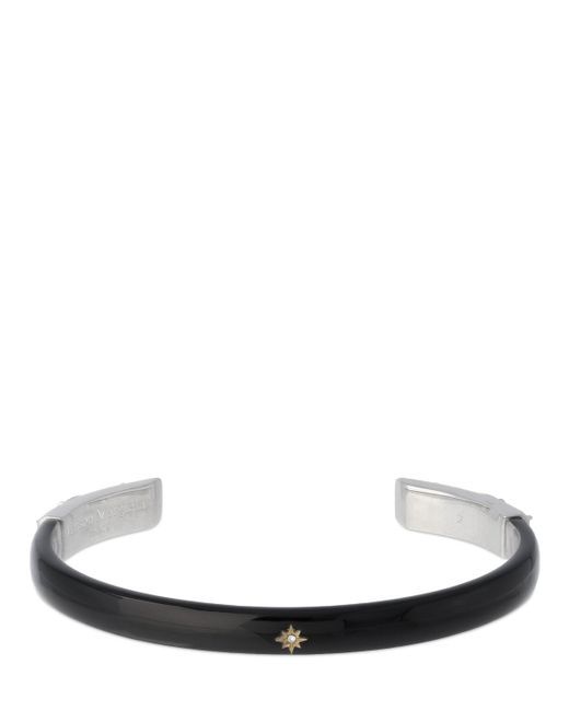 Maison Margiela Enamel Crystal Star Cuff Bracelet