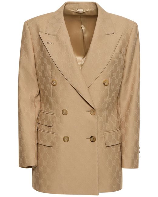 Gucci Gg Wool Jacquard Jacket