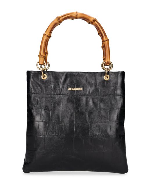 Jil Sander Small Leather Top Handle Bag