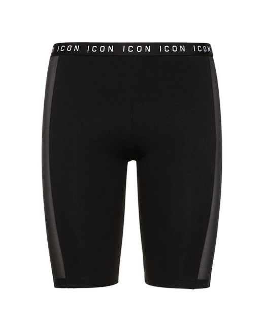 Dsquared2 Icon Jersey Mesh Cycling Shorts