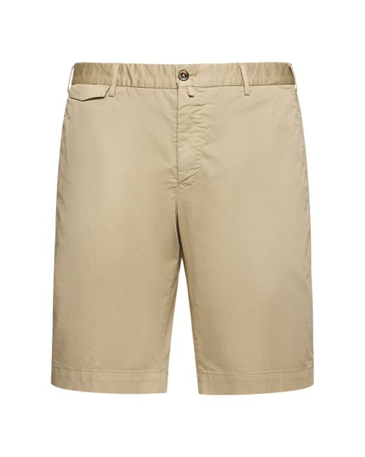 PT Torino Stretch Cotton Bermuda Shorts