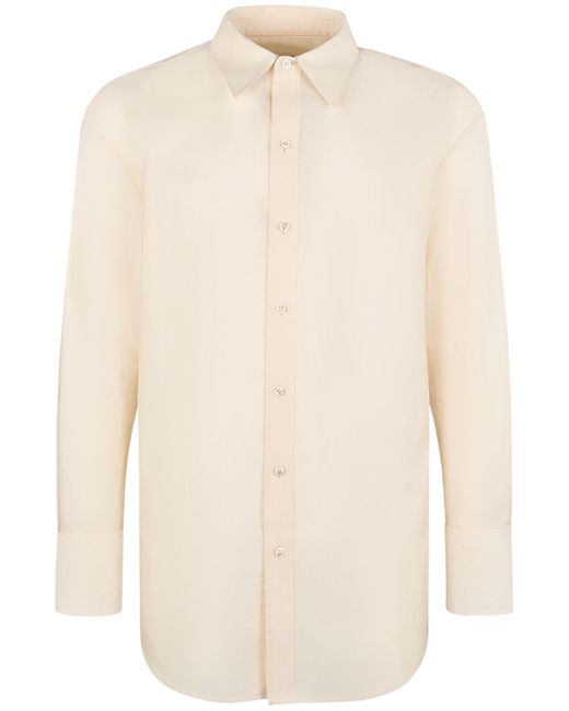 Saint Laurent Oversize Wool Blend Shirt