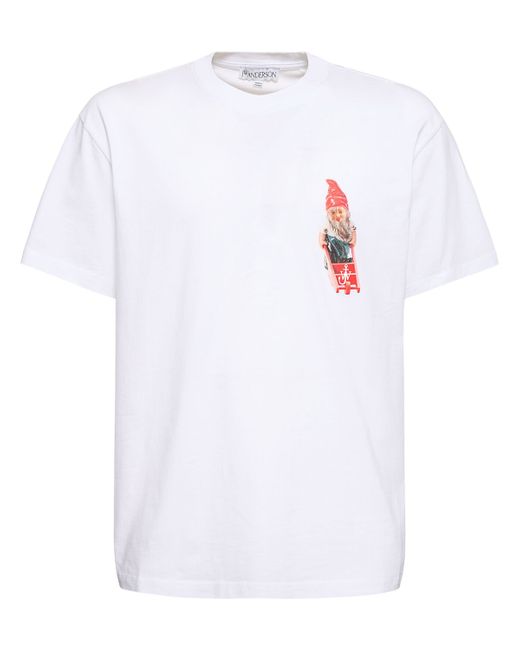 J.W.Anderson Gnome Print Cotton Jersey T-shirt