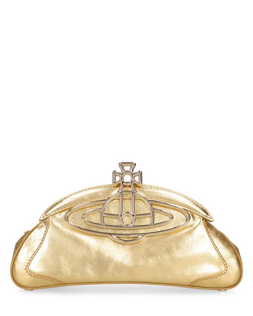 Vivienne Westwood Amber Leather Clutch