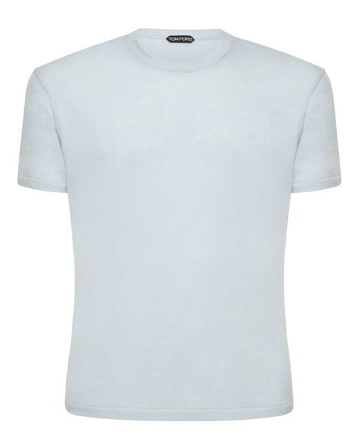 Tom Ford Mélange Cotton Blend T-shirt