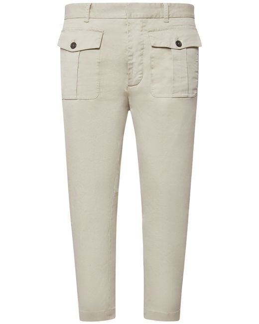 Dsquared2 Stretch Cotton Drill Cargo Pants