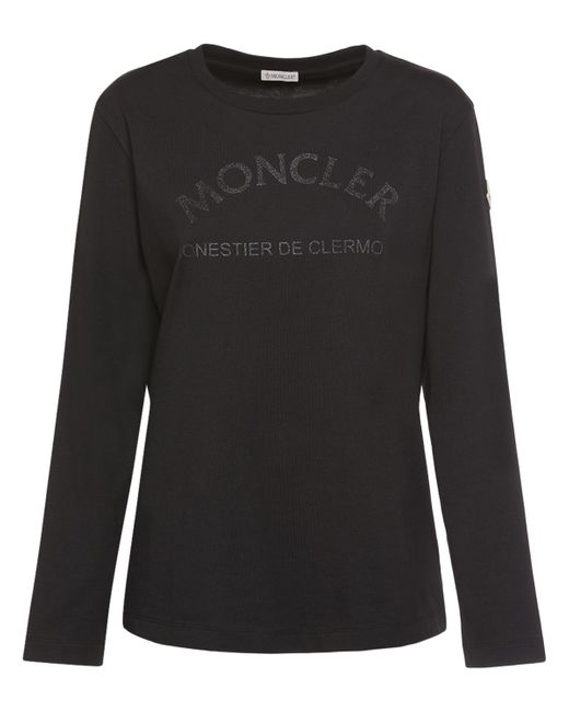 Moncler Cotton Jersey Long Sleeve T-shirt