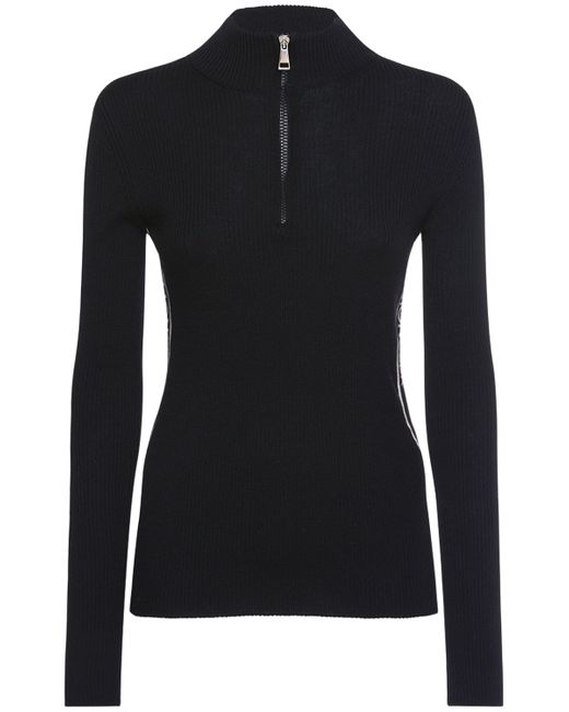Moncler Ciclista Ultra Fine Wool Knit Sweater