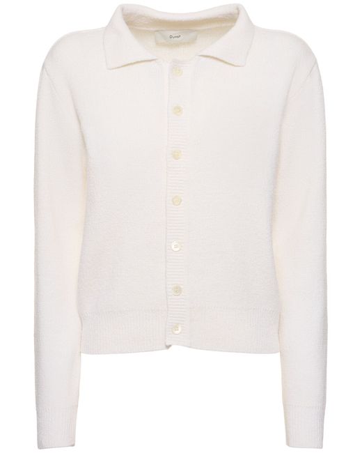Dunst Open Collar Knitted Cardigan