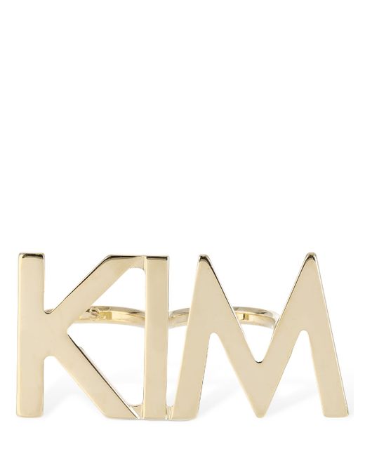 Dolce & Gabbana Kim Letters Double Ring