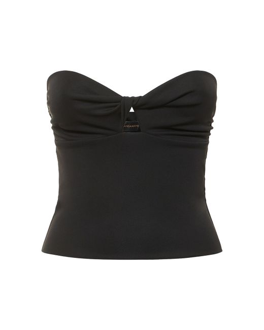 The Andamane Lucille Strapless Stretch Jersey Top