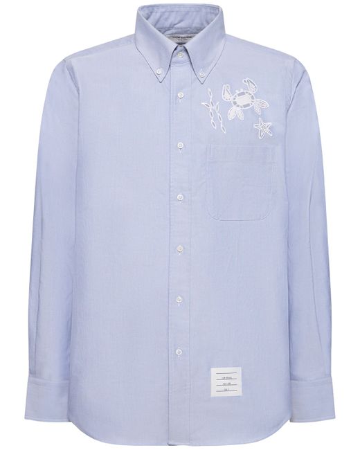 Thom Browne Straight Fit Button Down L/s Shirt