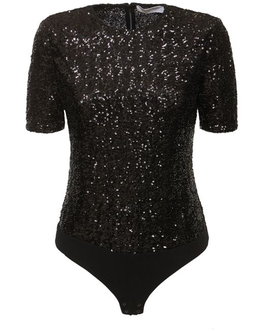 Michael Kors Collection Sequined Bodysuit