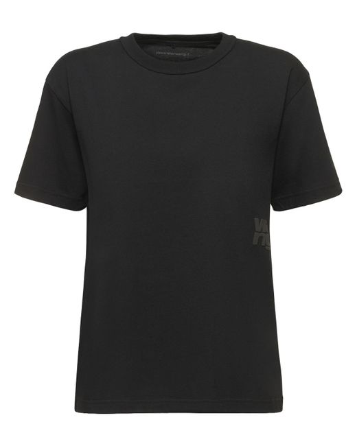 Alexander Wang Essential Short Sleeve Cotton T-shirt