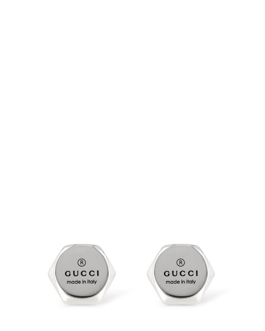 Gucci Trademark Sterling Earrings
