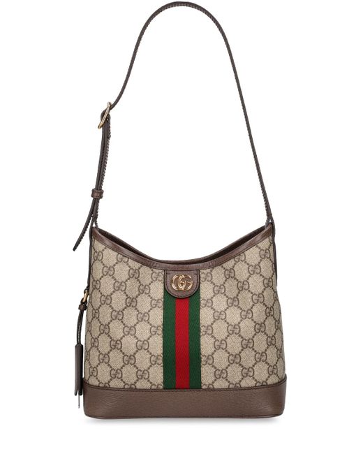 Gucci Small Ophidia Gg Canvas Hobo Bag