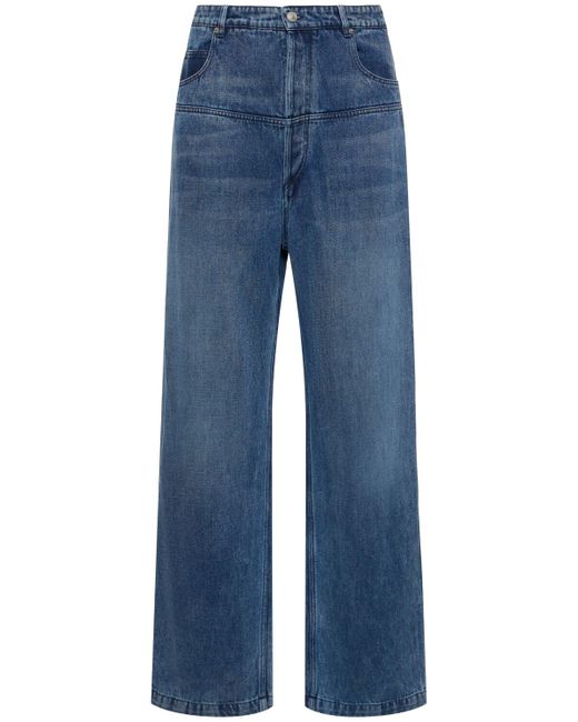 Marant Teren Fluid Lyocell Cotton Wide Jeans