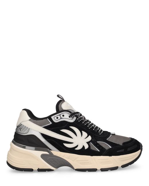 Palm Angels The Palm Runner Leather Sneakers
