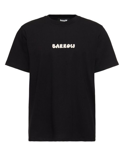 Barrow Bear Printed Cotton T-shirt