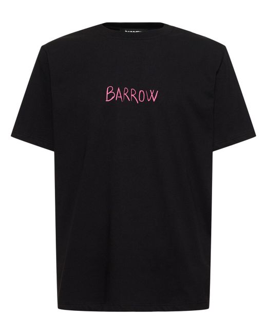 Barrow Bear Printed Cotton T-shirt