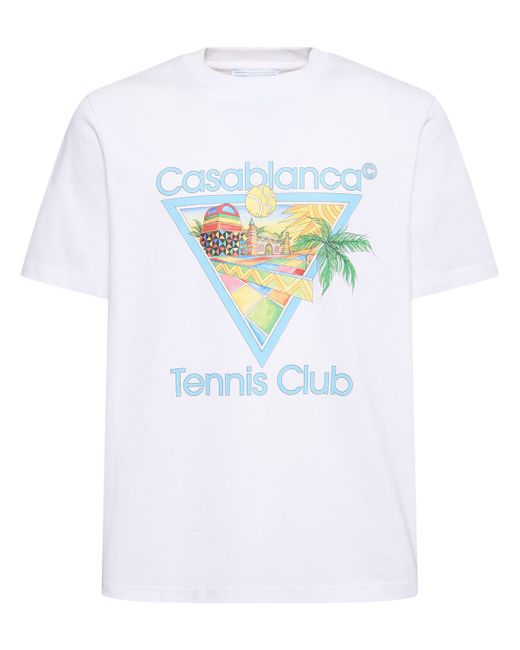 Casablanca Tennis Club Organic Cotton T-shirt