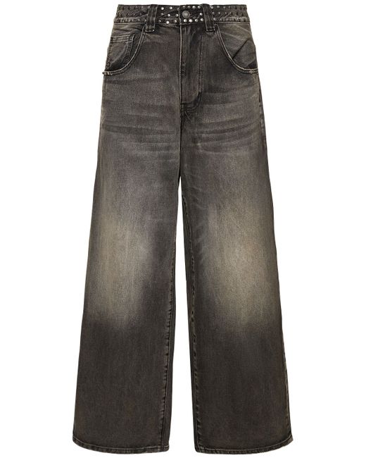 Jaded London Faded Studded Baggy Jeans